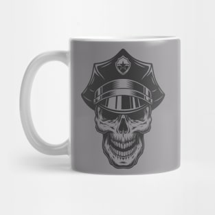 cop skull Mug